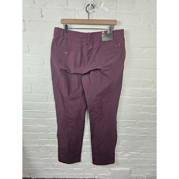 Under Armour Burgundy Straight Leg Pants - Picture 2 of 5